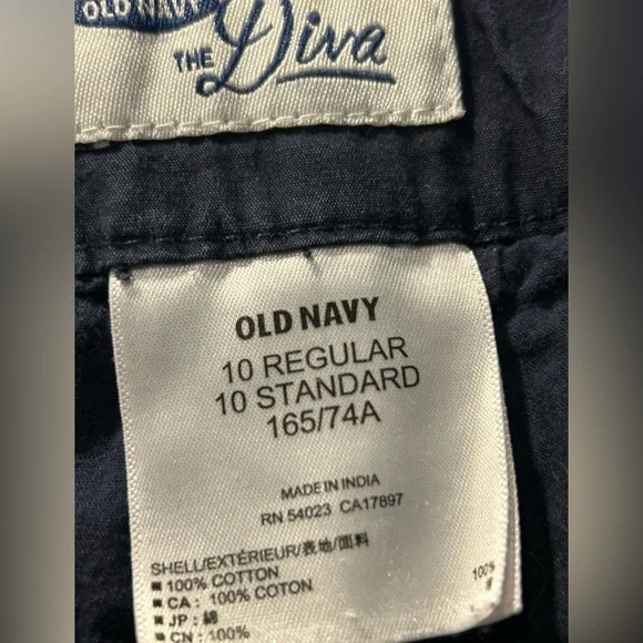 OLD NAVY Black eyelet pants- Dark Gray - Picture 6 of 6